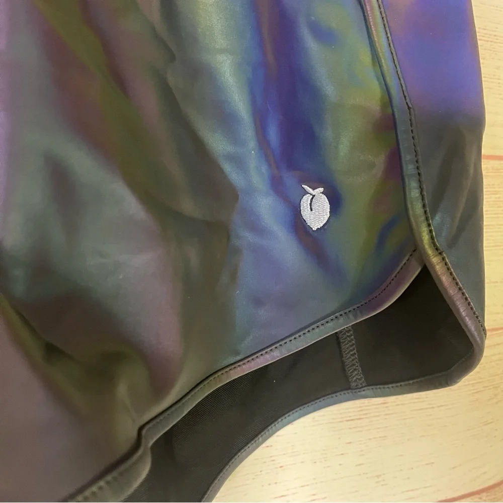 Flexliving Halo-graphic Rainbow‎ Reflective Liner Track Shorts Size XXL